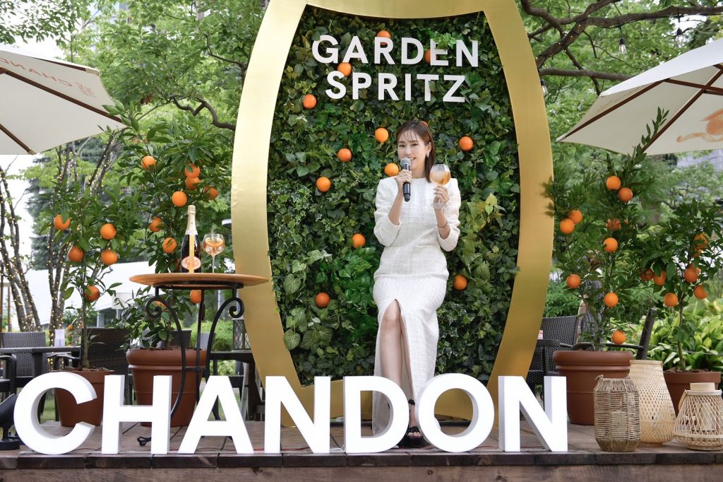 CHANDON　GARDEN SPRITZ　オープニングイベント　ゲスト桐谷美玲さんのキャスティング 　インフルエンサーキャスティングをさせて頂きました。